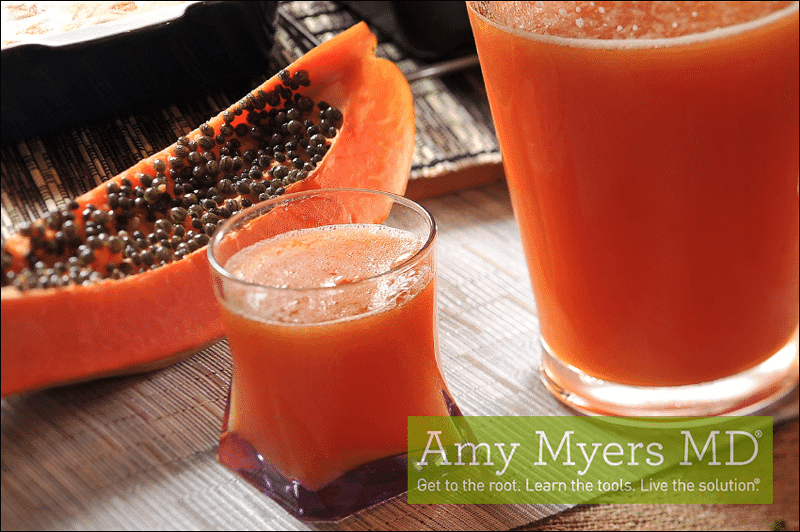 Papaya Green Juice